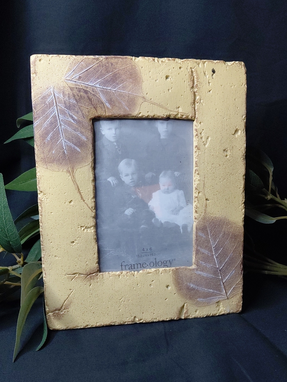 Rustic Stone Look Textured 3.5" X 5.25" Photo Frame